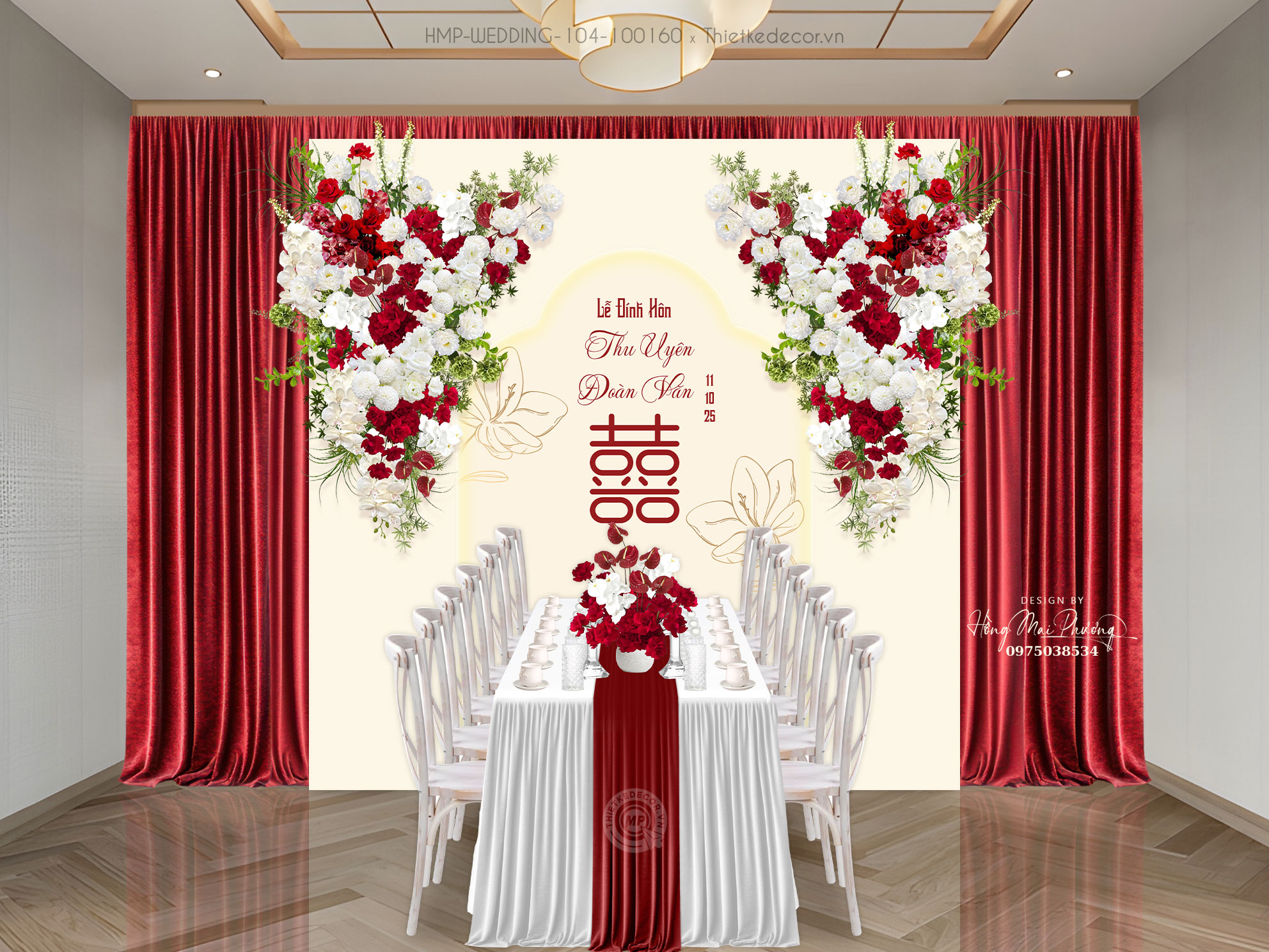 Gia tiên tone kem tinh giản